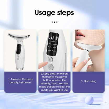 LumiLift – Appareil de Massage Facial & Cou LED 7 couleurs