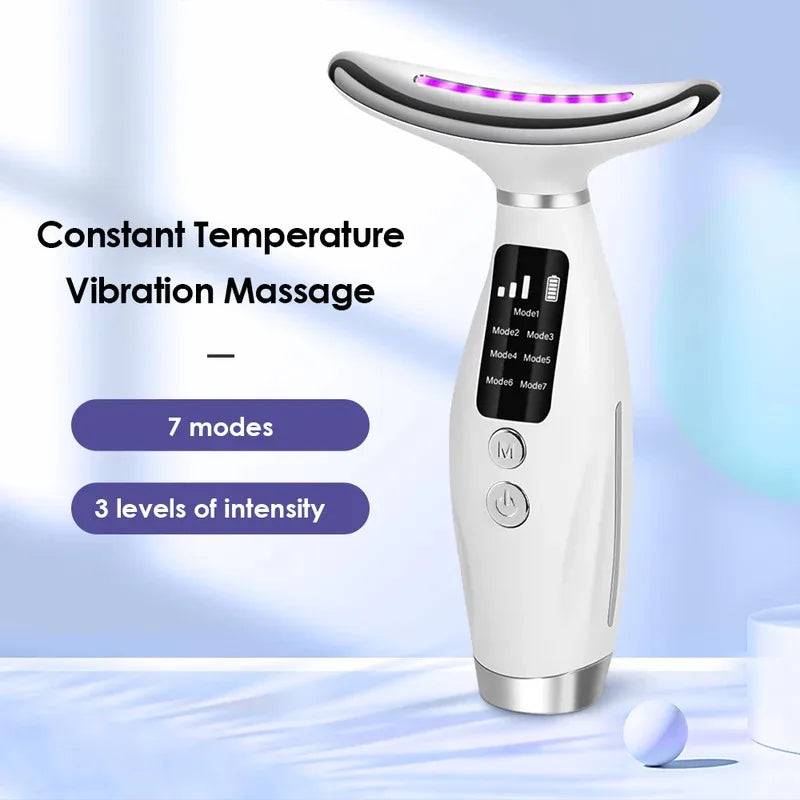 LumiLift – Appareil de Massage Facial & Cou LED 7 couleurs
